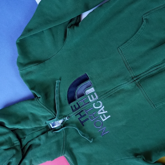 The North Face Other - Essential The North Face Large Embroidered Logo Zip-Up Sweater